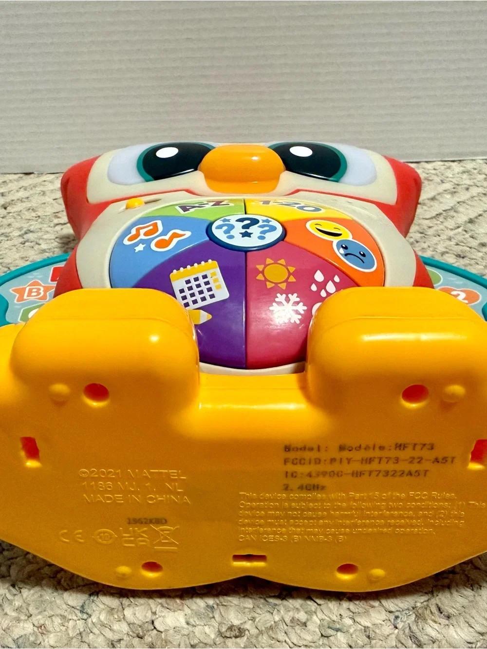 Fisher-Price Electronic Learning Owl Toy A-Z Letters & 1-20 Numbers